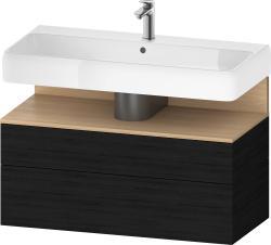 Duravit Studio F. A. Porsche Collection Asma dolap ünitesi 990 mm Siyah Meşe QA4395030160010