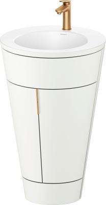 Duravit Starck 1 c-bonded yerden dolap 560 mm Beyaz Saten Mat Lake S19512O04360010