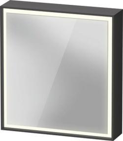 Duravit Vitrium Aynalı dolap Grafit Mat Grafit, Kapı menteşesi: Sağ, Gövde malzemesi: Yüksek yoğunluklu üç katlı ahşap levha, Yuva: Entegre, Priz sayısı: 1, fiş priz tipi: F VT7155R49490000