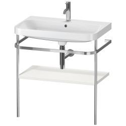 Duravit Happy D.2 c-shape Metal lavabo konsolu 775 mm İskandinav Beyazı Saten Mat Lake HP4837O3939