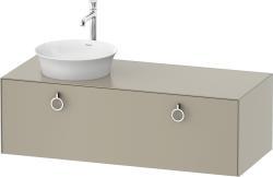 Duravit White Tulip Asma dolap ünitesi 1300 mm Taupe Saten Mat Lake WT4982L6060