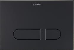 Duravit DuraSystem WC için mekanik kumanda paneli A1 10 mm Siyah Mat