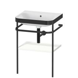 Duravit Happy D.2 c-bonded Metal lavabo konsolu 575 mm Beyaz Süper Mat HP4735N8484