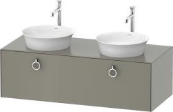 Duravit White Tulip Asma dolap ünitesi 1300 mm Taş Grisi Saten Mat Lake WT4983B9292