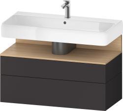Duravit Studio F. A. Porsche Collection Asma dolap ünitesi 990 mm Grafit Süper Mat QA4395030800000