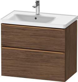 Duravit D-Neo Asma dolap ünitesi 784 mm Koyu Ceviz Dekor DE4357004210000