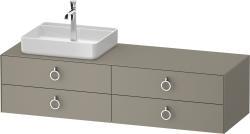 Duravit White Tulip Asma dolap ünitesi 1600 mm Taş Grisi Saten Mat Lake WT4995L92920010
