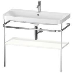 Duravit Happy D.2 c-shape Metal lavabo konsolu 975 mm Beyaz Süper Mat HP4838O8484