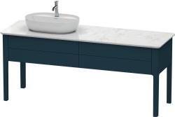 Duravit Luv Yerden dolap ünitesi için tezgah 1733 mm Gece Mavisi Saten Mat Lake LU9563L9898