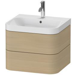 Duravit Happy D.2 c-shaped asma set 575 mm Akdeniz Meşesi Gerçek ahşap kaplama HP4345O7171
