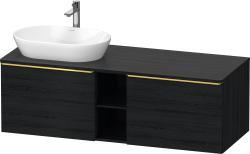 Duravit D-Neo Asma dolap ünitesi 1400 mm Siyah Meşe DE4950L34160000