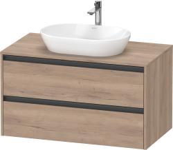 Duravit Ketho.2 Asma dolap ünitesi 1000 mm Marbeled Oak K24896055550000