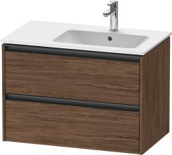 Duravit Ketho.2 Asma dolap ünitesi 810 mm Koyu Ceviz Dekor K25268021210000