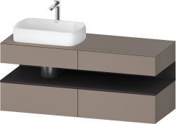 Duravit Studio F. A. Porsche Collection Asma dolap ünitesi 1400 mm Bazalt Mat QA4765080430000