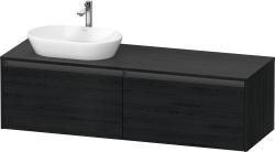 Duravit Ketho.2 Asma dolap ünitesi 1600 mm Siyah Meşe K24889L16160000