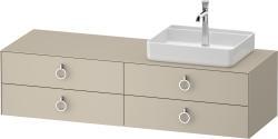 Duravit White Tulip Asma dolap ünitesi 1600 mm Taupe Saten Mat Lake WT4995R60600010