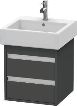 Duravit Ketho Asma dolap ünitesi 450 mm Grafit Mat KT663504949