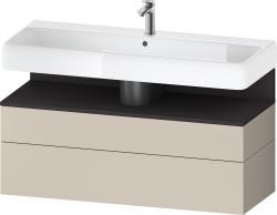 Duravit Studio F. A. Porsche Collection Asma dolap ünitesi 1190 mm Taupe Süper Mat QA4396080830000