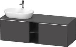 Duravit D-Neo Asma dolap ünitesi 1400 mm Grafit Mat DE4950L10490000