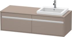 Duravit Ketho Asma dolap ünitesi 1400 mm Bazalt Mat KT6797R4343