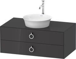 Duravit White Tulip Asma dolap ünitesi 1000 mm Grafit Parlak WT49910H1H1