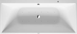 Duravit DuraSquare Duvara tam dayalı masajlı küvet 1800 mm Beyaz Saten Mat
