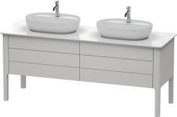 Duravit Luv Yerden dolap ünitesi için tezgah 1733 mm İskandinav Beyazı Saten Mat Lake LU9567B3939