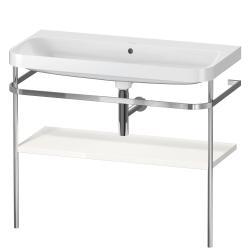 Duravit Happy D.2 c-shape Metal lavabo konsolu 975 mm Beyaz (parlak) HP4838N2222