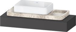Duravit Studio F. A. Porsche Collection Tezgah 1200 mm Grafit Mat QA4699049490000