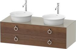 Duravit White Tulip Asma dolap ünitesi 1300 mm Amerikan Ceviz masif WT4993B7760