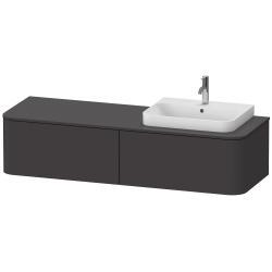 Duravit Happy D.2 Asma dolap ünitesi 1600 mm Grafit Süper Mat HP4944R8080