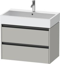 Duravit Ketho.2 Asma dolap ünitesi 784 mm Beton Gri Mat Dekor K25277007070000