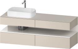 Duravit Studio F. A. Porsche Collection Asma dolap ünitesi 1600 mm Taupe Süper Mat QA4777022830010