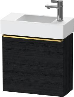 Duravit D-Neo Asma dolap ünitesi 484 mm Siyah Meşe DE4219R34160000