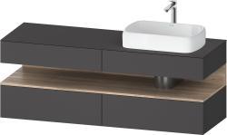 Duravit Studio F. A. Porsche Collection Asma dolap ünitesi 1600 mm Grafit Mat QA4778055490010