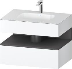 Duravit Studio F. A. Porsche Collection Ankastre lavabo tezgahlı dolap ünitesi ile birlikte 800 mm Beyaz Mat QA4785049180000