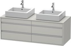 Duravit Ketho Asma dolap ünitesi 1400 mm Beton Gri Mat Dekor KT6657B0707