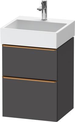 Duravit D-Neo Asma dolap ünitesi 484 mm Grafit Mat DE4370004490000