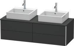Duravit XSquare Asma dolap ünitesi 1400 mm Grafit Süper Mat XS4916B8080