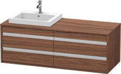 Duravit Ketho Asma dolap ünitesi 1400 mm Koyu Ceviz Dekor KT6757L2121