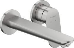 Duravit Wave Tek kollu lavabo bataryası 167 mm Fırçalanmış Paslanmaz Çelik