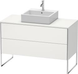 Duravit XSquare Yerden dolap ünitesi için tezgah 1200 mm İskandinav Beyazı Saten Mat Lake