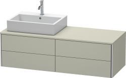 Duravit XSquare Asma dolap ünitesi 1400 mm Taupe Saten Mat Lake XS4913L6060
