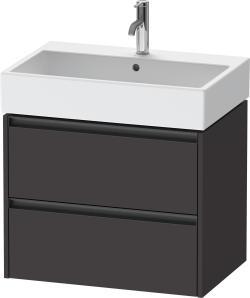 Duravit Ketho.2 Asma dolap ünitesi 684 mm Grafit Süper Mat K25276080800000