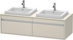 Duravit Ketho Asma dolap ünitesi 1400 mm Taupe Dekoru KT6797B9191