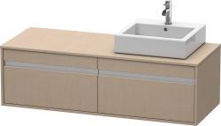 Duravit Ketho Asma dolap ünitesi 1400 mm Keten Dekor KT6697R7575
