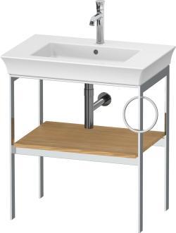 Duravit White Tulip Metal konsol 684 mm Doğal Meşe masif WT4543RH5H5