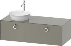 Duravit White Tulip Asma dolap ünitesi 1300 mm Taş Grisi Saten Mat Lake WT4982L92920010