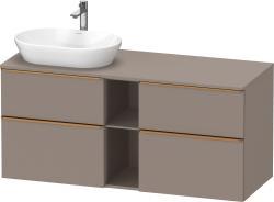 Duravit D-Neo Asma dolap ünitesi 1400 mm Bazalt Mat DE4970L04430000
