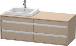 Duravit Ketho Asma dolap ünitesi 1400 mm Keten Dekor KT6757L7575